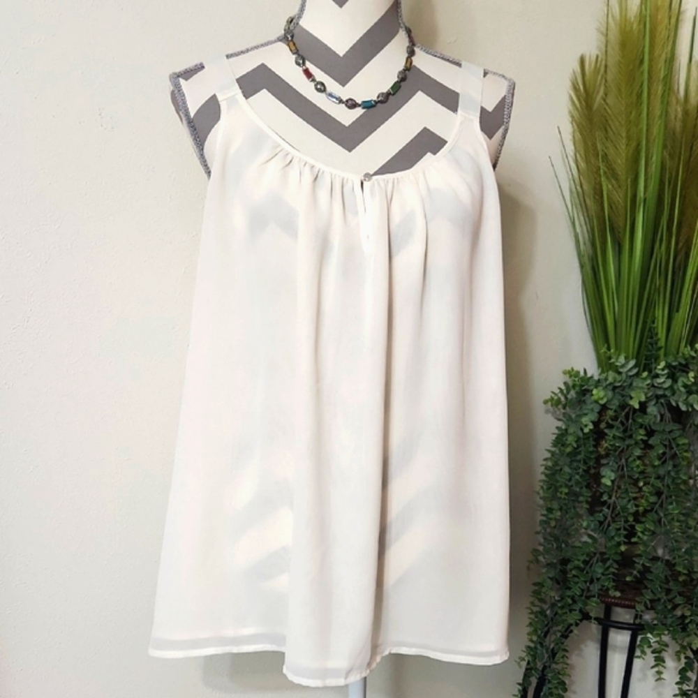 Lane Bryant White Tank Top